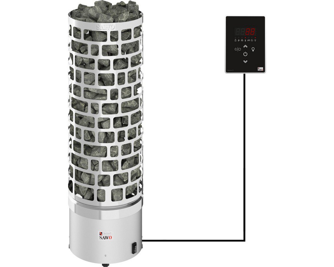 Электрическая печь SAWO Aries со встроенным блоком мощности Saunova 2.0 (Ni2) (без пульта)
